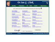 Tablet Screenshot of iangclark.net
